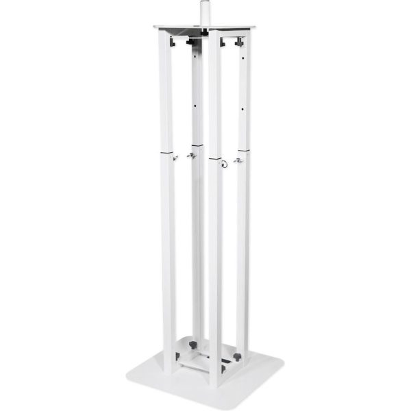 (1) Rockville White Adjustable Totem Stand For Rockville SPGN104 10  Speaker Online