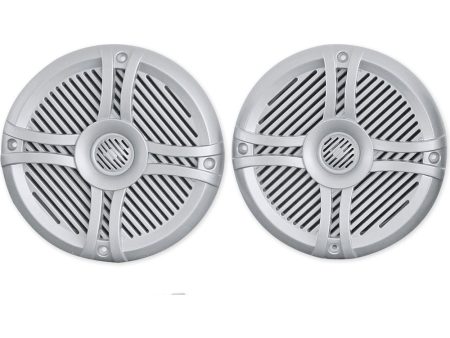 Pair Rockville RMSTS65S 6.5  800 Watt Waterproof Marine Boat Speakers 2-Way Silver Online