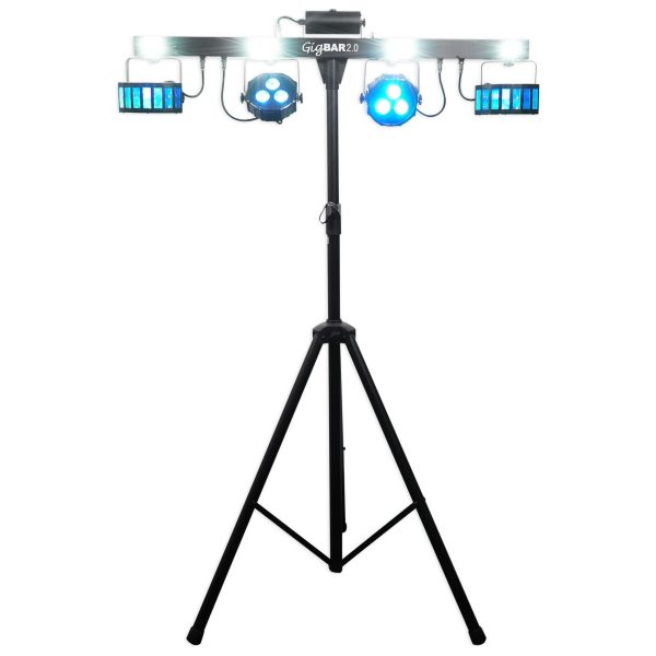 Chauvet GigBar 2.0 Light FX Bar w Tripod+Footswitch+Remote+Bag+DMX Controller Hot on Sale