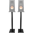 Black 37” Steel Bookshelf Speaker Stands For Klipsch RP-150M Bookshelf Speakers on Sale