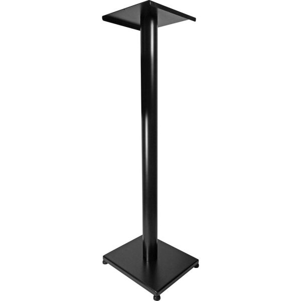 Black 37” Steel Bookshelf Speaker Stands For Edifier R2000DB Bookshelf Speakers on Sale