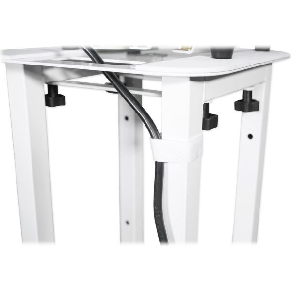 (1) Rockville White Adjustable Totem Stand For Rockville SPGN158 15  Speaker Online Sale