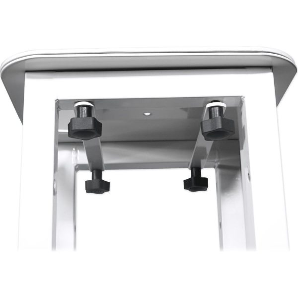 (1) Rockville White Adjustable Totem Stand For Rockville SPGN104 10  Speaker Online