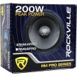 (2) Rockville RM64PRO 6.5  400 Watt 4 Ohm SPL Mid-Bass Midrange Car Speakers Supply