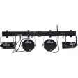 Chauvet DJ GigBAR Flex Lighting System w Derby+Par Lights+Footswitch+Controller Online Sale