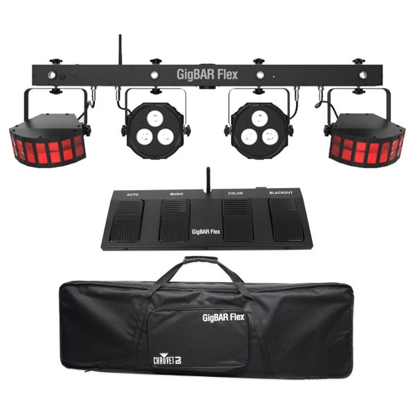 Chauvet DJ GigBAR Flex Lighting System For Church Stage Design Derby+Wash Lights Sale