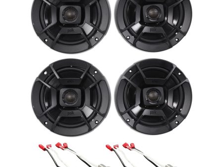 Polk Audio Front+Rear Door 6.5  Speaker Replacement For 2000-2004 Subaru Outback on Sale