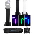 (1) Totem Light Stand+Black+White Scrims For Elation Rayzor 360Z Sale