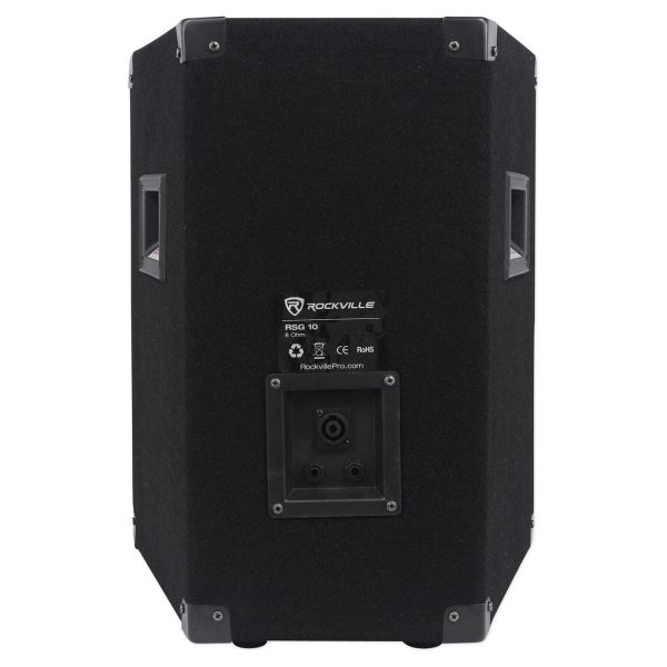 Rockville RSG10 10” 400 Watt 8-Ohm 2-Way Passive DJ Pro PA Speaker Online now