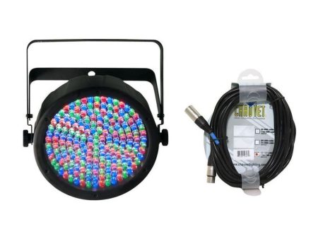 Chauvet SlimPAR 64 Compact DMX LED Wash Light + FREE 25FT Cable on Sale