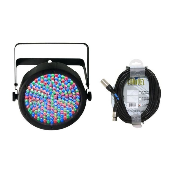 Chauvet SlimPAR 64 Compact DMX LED Wash Light + FREE 25FT Cable on Sale