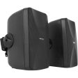 (6) 5.25  Black Commercial 70v Wall Speakers+Amp For Restaurant Office Cafe Bar Discount