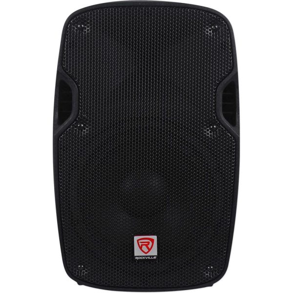 (2) Rockville SPG88 8  400 Watt 8-Ohm DJ Speakers+Adjustable Totem Stands Online now