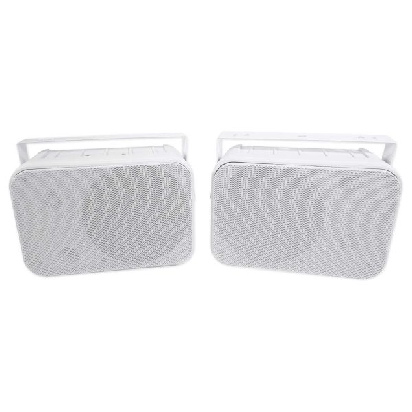 (2) Rockville HP65S-8 Outdoor Speakers+Waterproof Covers For Restaurant Bar Cafe Cheap