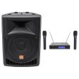 Rockville RPG8 8  Powered Active 400 Watt PA Speaker W Dual Wireless Mics For Sale