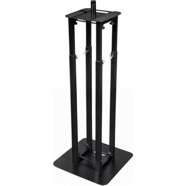 (1) Rockville Black Adjustable Totem Stand For Rockville SPGN124 12  Speaker Sale