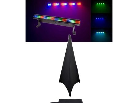 Chauvet COLORSTRIP MINI DMX LED Multi-Color DJ Light Bar Color Strip+Free Scrim Sale